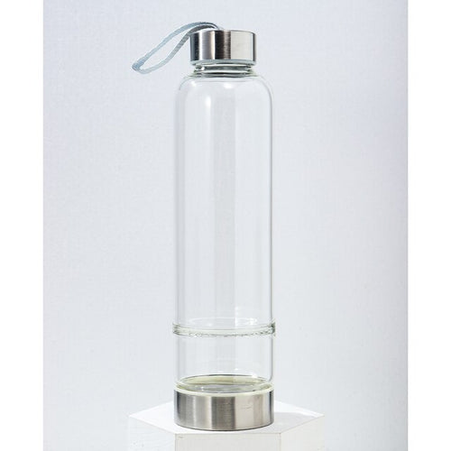 Load image into Gallery viewer, Crystal Glass Water Bottle
